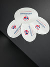 Oval Vinyl Bumper Sticker (6” x 4”)