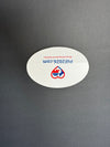 Oval Vinyl Bumper Sticker (6” x 4”)